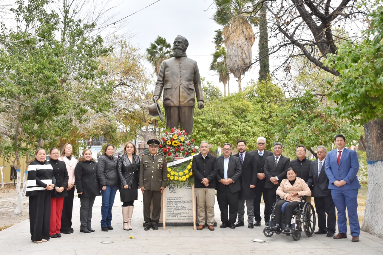 Conmemoran en Cuatro Ciénegas el 166 Aniversario del Natalicio de Venustiano Carranza